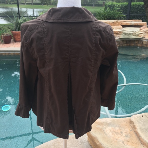 Noir Bouble Breasted Side Pockets Jacket - Picture 5 of 8